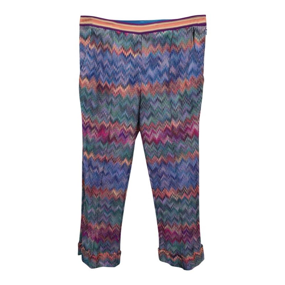 Missoni Zig Zag Culottes in Multicolor Rayon